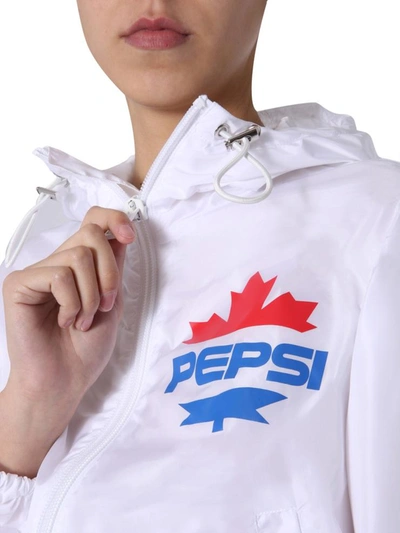 Dsquared2 Wind Jacket In White