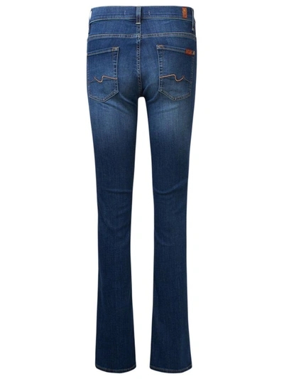 Shop 7 For All Mankind Jeans Bootcut Blu In Blue