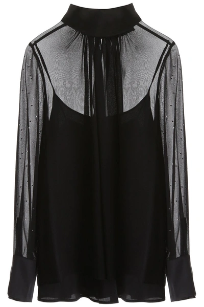 Shop Max Mara Aia Shirt In Nero