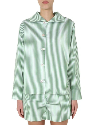 Shop Kenzo Regular Fit Shirt In Green