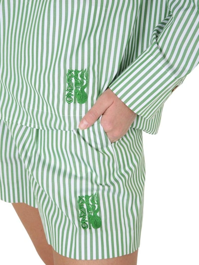Shop Kenzo Regular Fit Shirt In Green