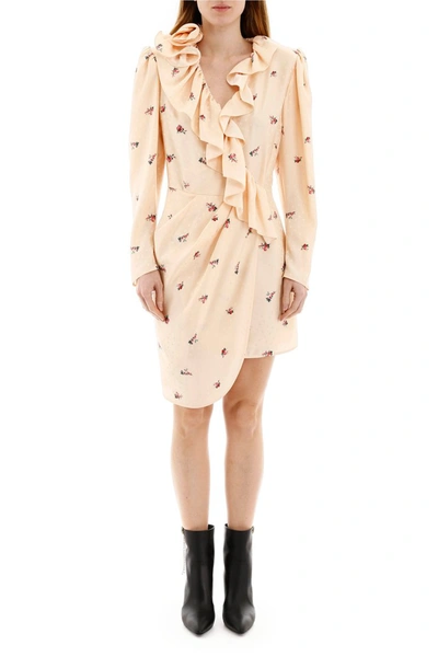 Shop Magda Butrym Royan Dress In Beige