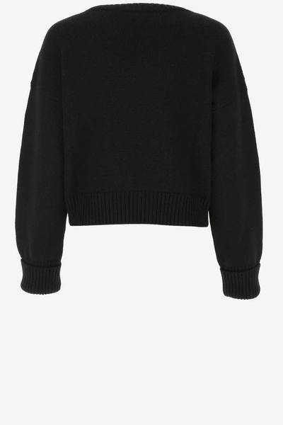 Shop Versace Sweaters In Nero