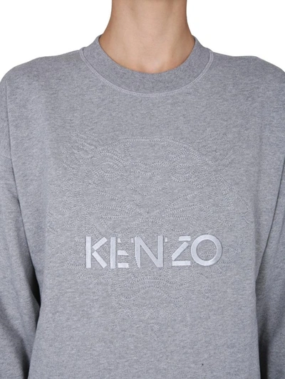 Shop Kenzo Loose Fit Sweatshirt In Grey