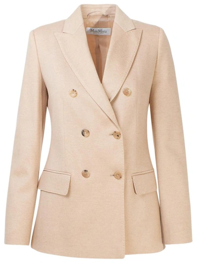 Shop Max Mara Blazer Tempra Beige