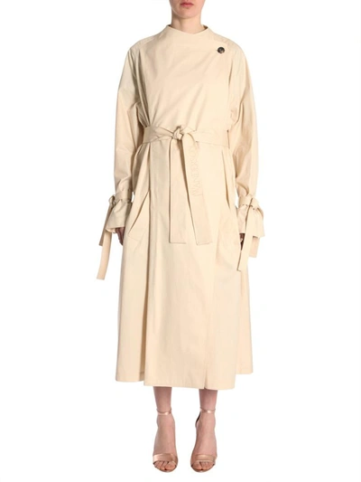 Shop Jw Anderson Oversized Trench In Beige