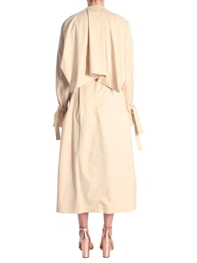 Shop Jw Anderson Oversized Trench In Beige