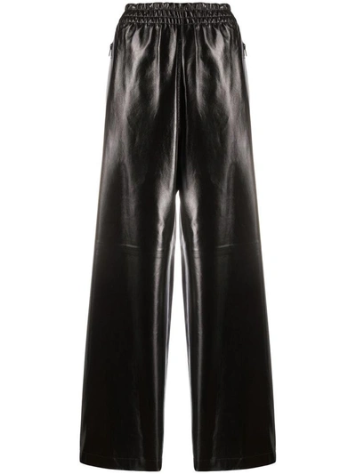 Shop Bottega Veneta Trousers In Nero