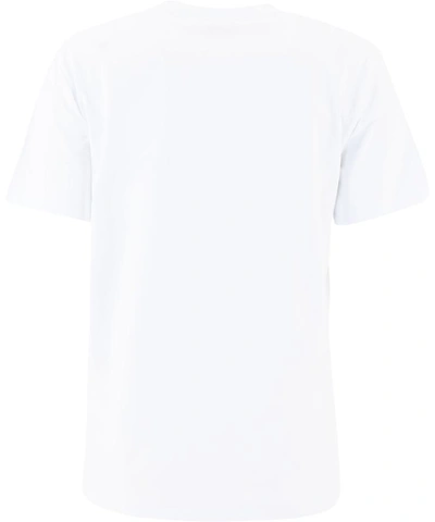 Shop Msgm "cupid" T-shirt In White