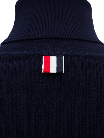 Shop Thom Browne Turtleneck In Blu