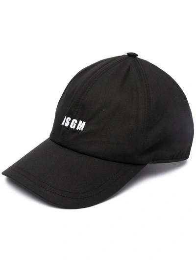 Shop Msgm Hats In Black
