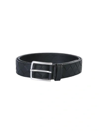 Shop Bottega Veneta Belt With Buckle In Black
