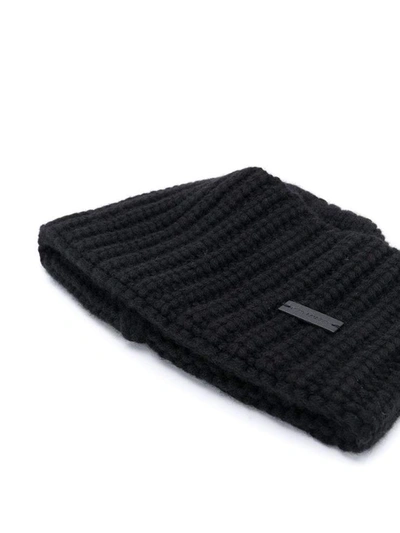 Shop Saint Laurent Hats Black