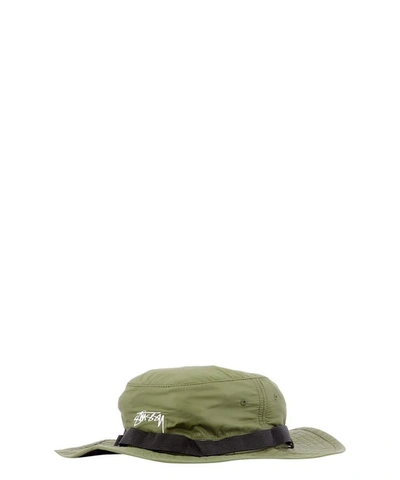 Shop Stussy "2tone" Nylon Boonie In Green