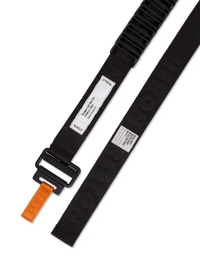 Shop Heron Preston Designer Belt In Black