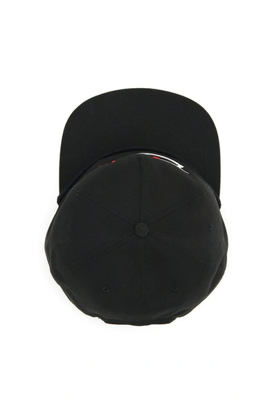 Shop Rhude Baseball Cap Logo Embroidery In Black