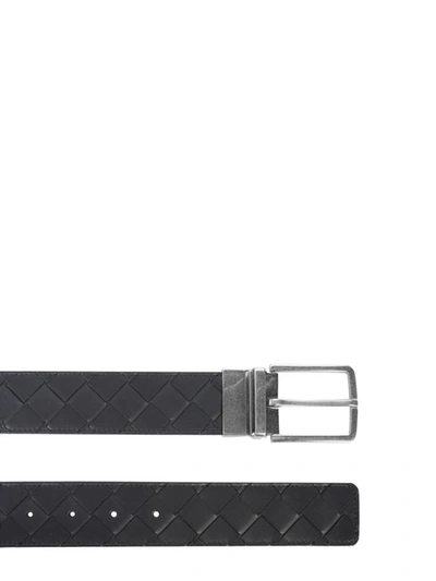 Shop Bottega Veneta Reversible Belt In Black