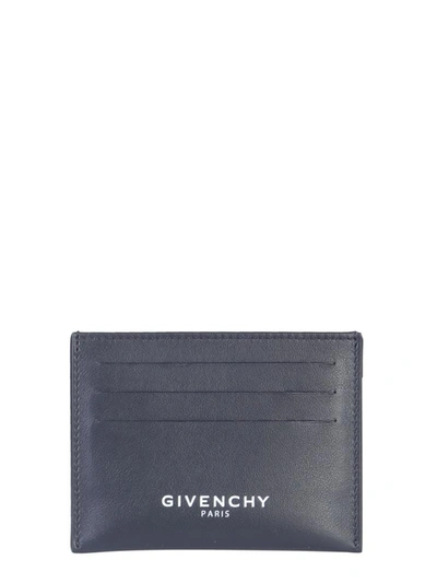 Shop Givenchy Card Holder With Logo In Black