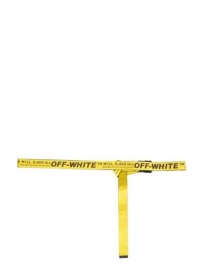 Shop Off-white Classic 2.0 Industrial Belt In Yellow