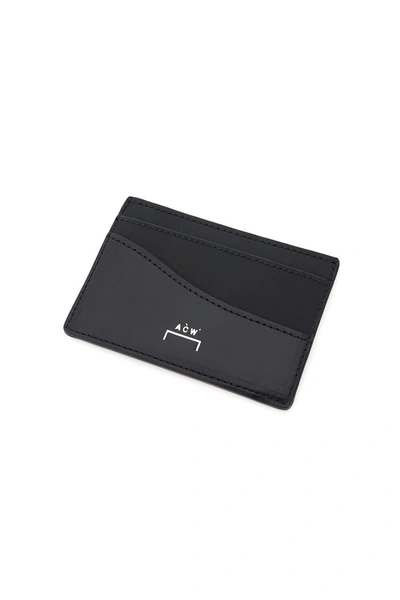 Shop A-cold-wall* A Cold Wall Leather Card Holder In Black