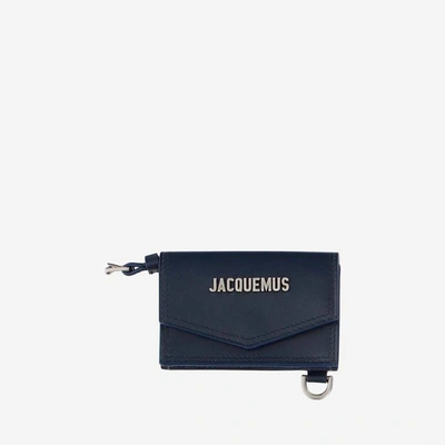 Shop Jacquemus Wallets In Blu