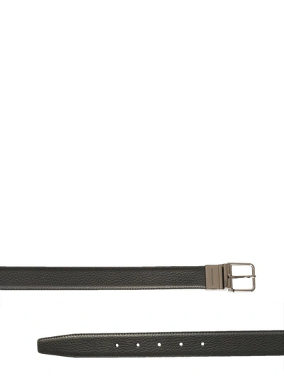 Shop Dolce & Gabbana Leather Belt In Black