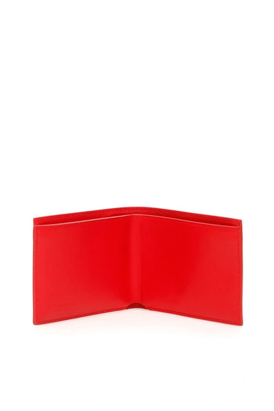 Shop 424 Bifold Wallet With Logo In Red
