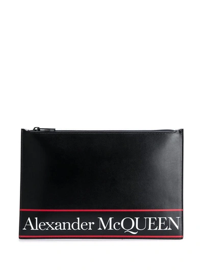 Shop Alexander Mcqueen Wallets In Nero
