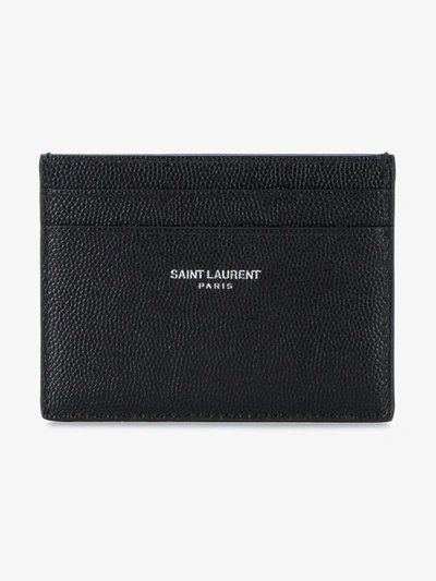 Shop Saint Laurent Wallets Black