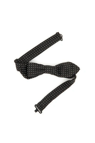 Shop Dolce & Gabbana Polka Dots Bow Tie In Jacquard