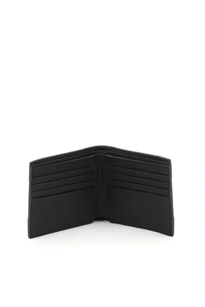 Shop Fendi Bi-fold Wallet Ff In Mog Panna Cuoio P