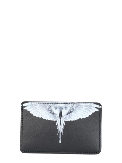 Shop Marcelo Burlon County Of Milan Wings Card Holder In Black