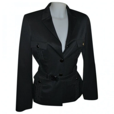 Pre-owned Maurizio Pecoraro Wool Blazer In Black