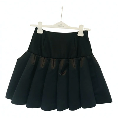 Pre-owned Co Mini Skirt In Black
