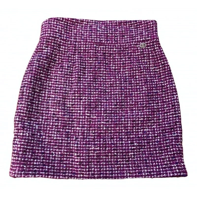 Chanel Purple Tweed Mini Skirt SZ 36 – TBC Consignment