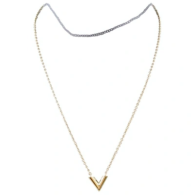 Pre-owned Louis Vuitton Gold Gold Plated Necklace