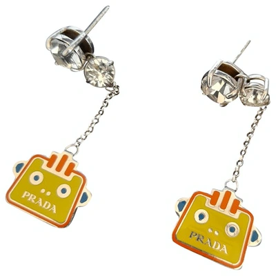 Pre-owned Prada Silver Metal Earrings