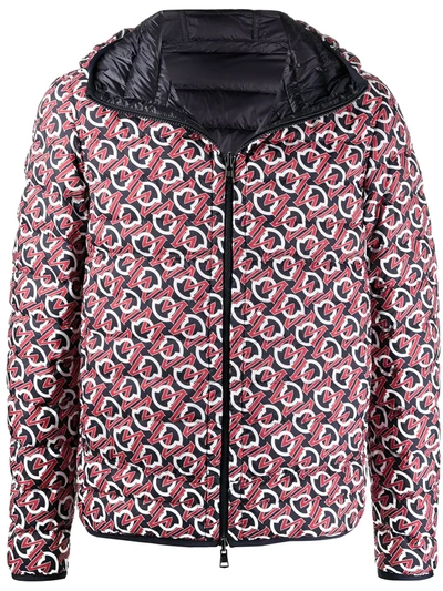 Shop Moncler Reversible Zip-up Padded Jacket In Red