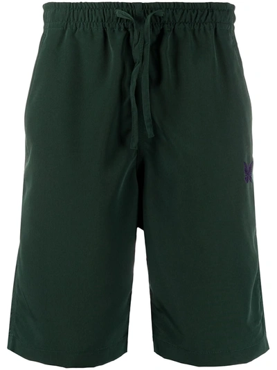 Shop Needles Drawstring-waist Basketball Shorts In Green