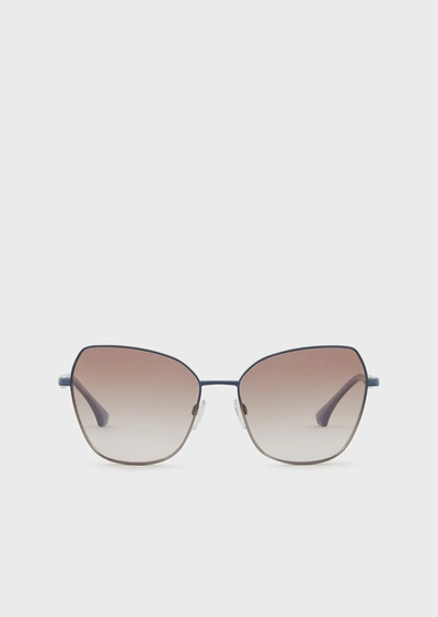 Shop Emporio Armani Sunglasses - Item 46732529 In Azure