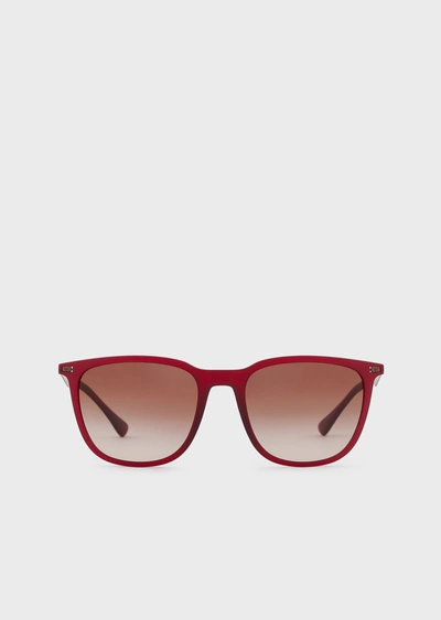 Shop Emporio Armani Sunglasses - Item 46732531 In Bordeaux