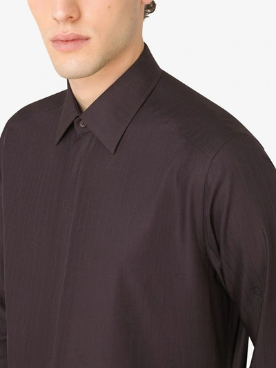 Shop Dolce & Gabbana Concealed Button Shirt In Black