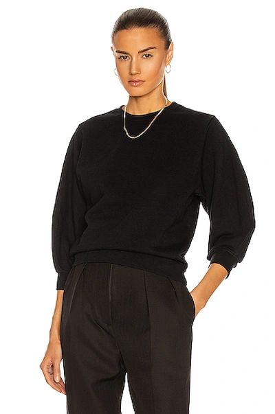 Shop Agolde Thora Sweatshirt In Black