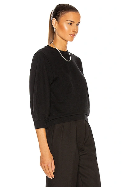 Shop Agolde Thora Sweatshirt In Black