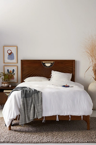 Shop Anthropologie Daybreak Bed By  In Brown Size Q Top/bed