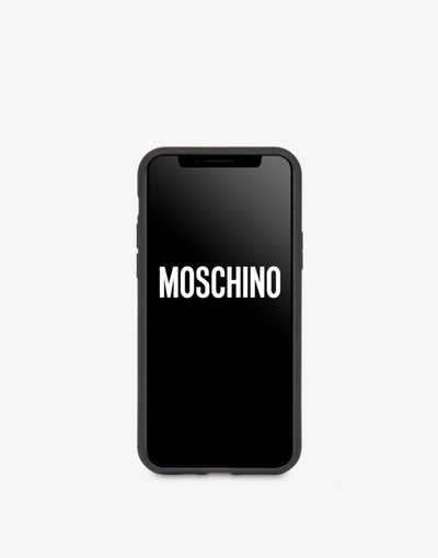 Shop Moschino Cover Iphone Xi Pro Italian Teddy Bear In Black