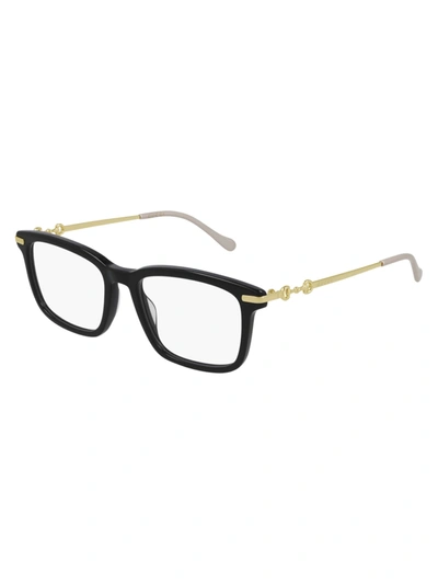 Shop Gucci Gg0920o Eyewear In Black Gold Transparen