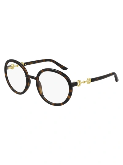 Shop Gucci Gg0891o Eyewear In Brown Brown Transpare