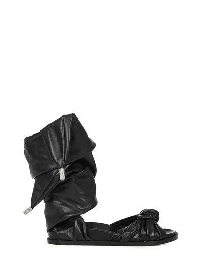 Shop Alexandre Vauthier Leila Sandals In Black