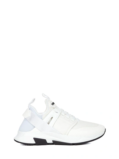 Shop Tom Ford Jago Sneakers In White